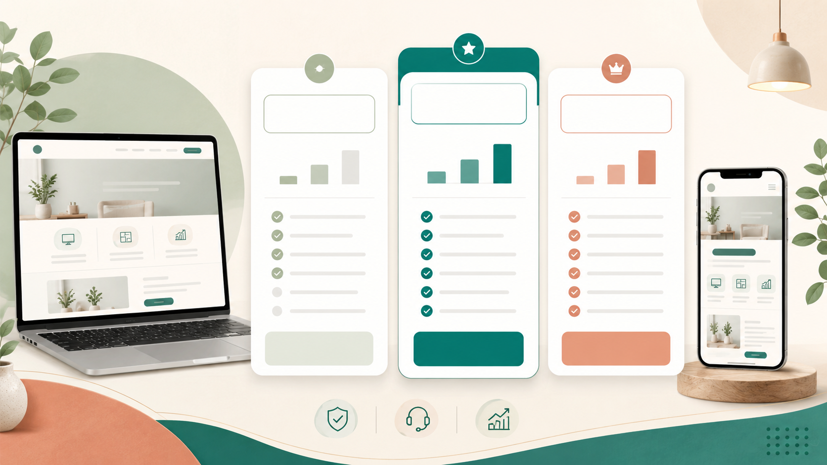 Bảng minh họa chi phí thiết kế website quán cà phê